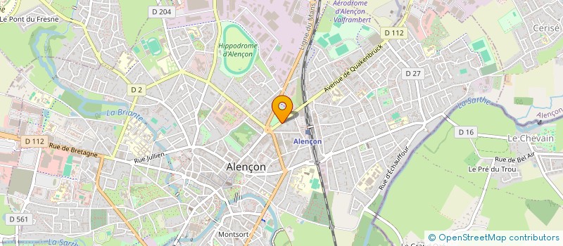 localisation de l'entreprise CANI' MOOV 61 à ALENCON