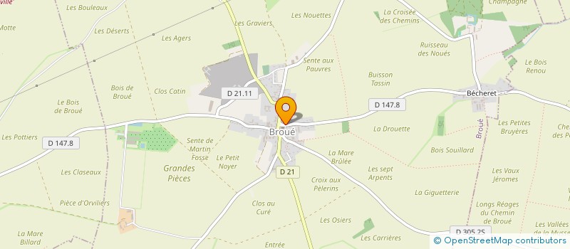 localisation de l'entreprise CANI N'FURIOUS à BROUE