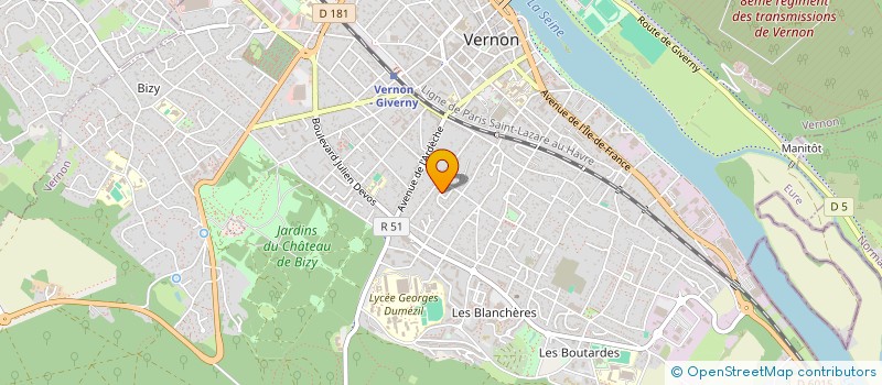 localisation de l'entreprise CANI-SPORTS EURE  VERNON