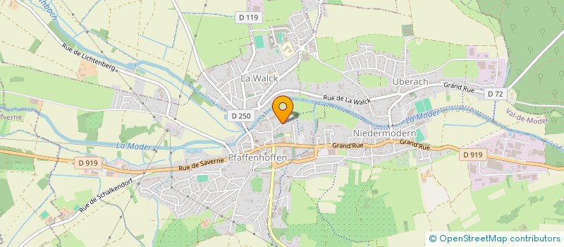 localisation de l'entreprise CANIAL DIFFUSION  VAL-DE-MODER