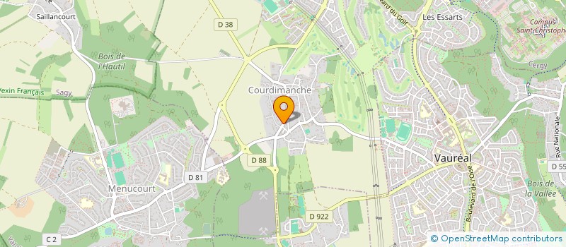 localisation de l'entreprise CANICAL  COURDIMANCHE