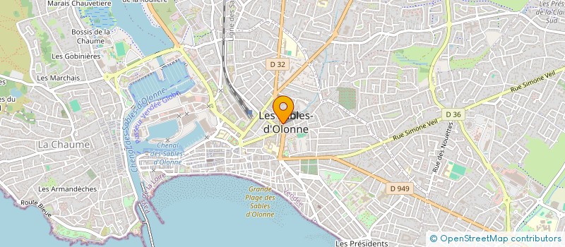 localisation de l'entreprise CANICHIC à LES SABLES-D'OLONNE