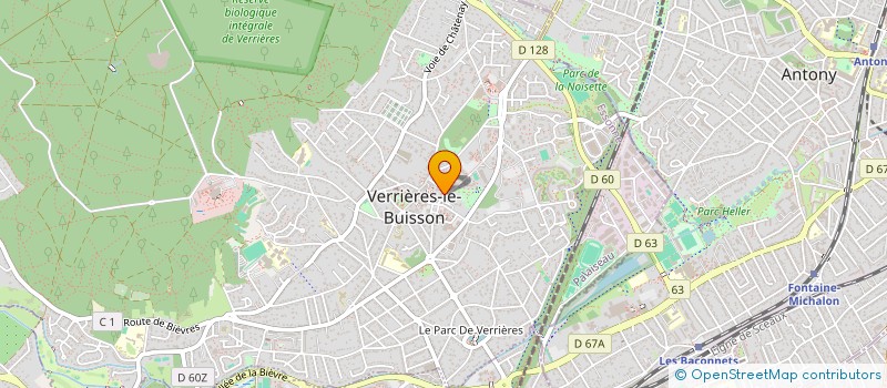 localisation de l'entreprise CANICONSEIL à VERRIERES-LE-BUISSON