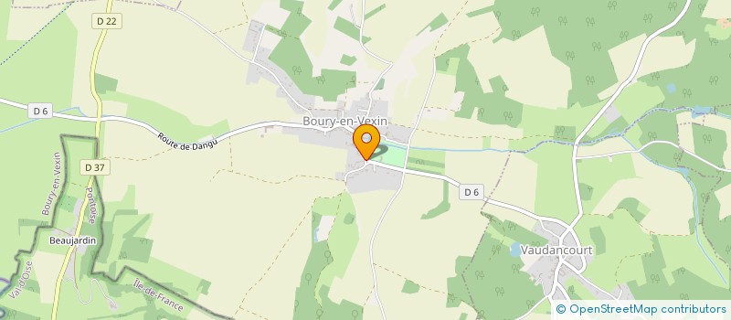 localisation de l'entreprise CANICROK  BOURY-EN-VEXIN