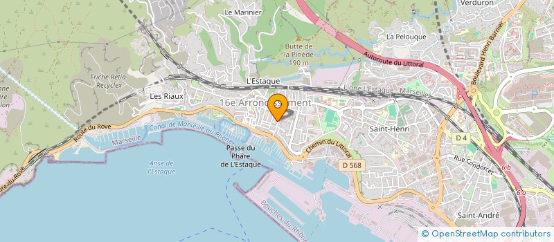 localisation de l'entreprise CANICROSS 13 à MARSEILLE