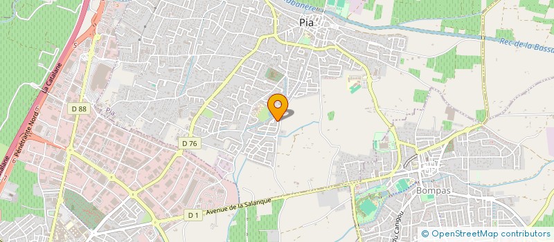 localisation de l'entreprise CANICROSS ACCCA 66  PIA