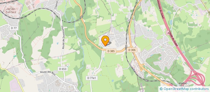 localisation de l'entreprise CANICROSS DES MONTS  DOMMARTIN