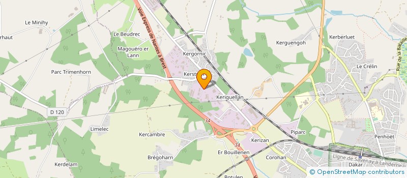 localisation de l'entreprise CANIDAE  BRECH