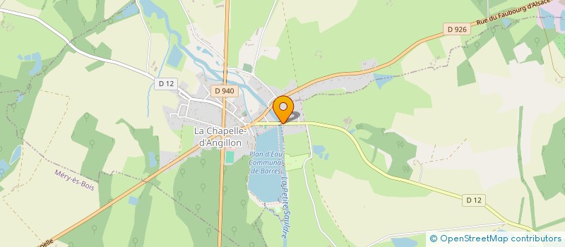 localisation de l'entreprise CANIDOCILE  LA CHAPELLE-D'ANGILLON