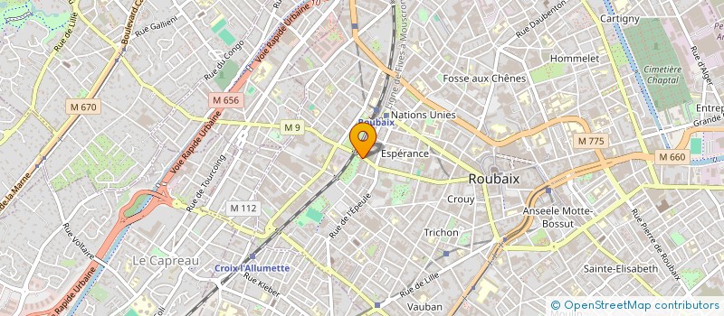 localisation de l'entreprise CANIFRANCE à ROUBAIX