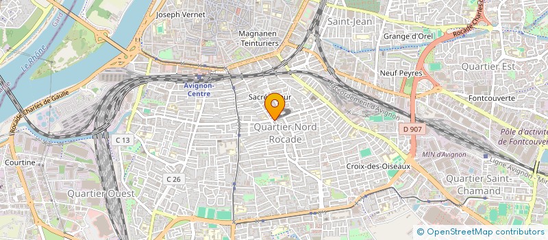 localisation de l'entreprise CANIGOU  AVIGNON