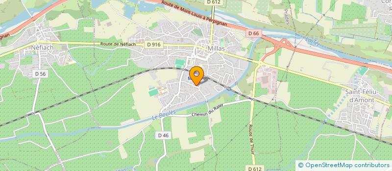 localisation de l'entreprise CANIGOU CATALAN  MILLAS