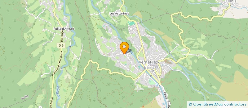 localisation de l'entreprise CANIGOU SUBAQUATIQUE VERNETOIS  VERNET-LES-BAINS