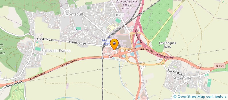 localisation de l'entreprise CANIL  BAILLET-EN-FRANCE