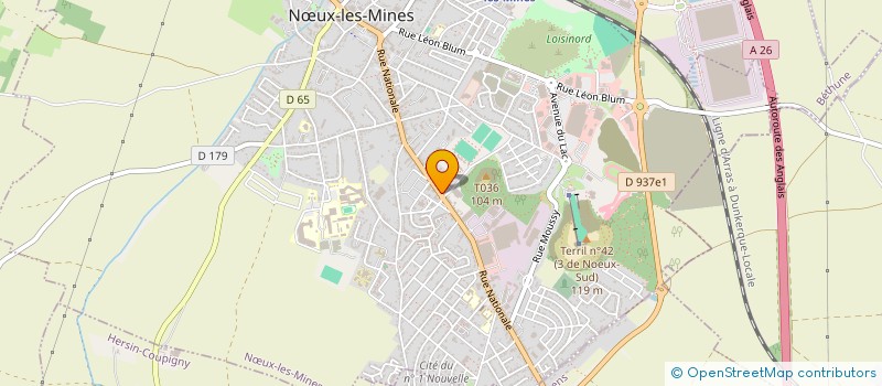 localisation de l'entreprise CANIMA  NUX-LES-MINES