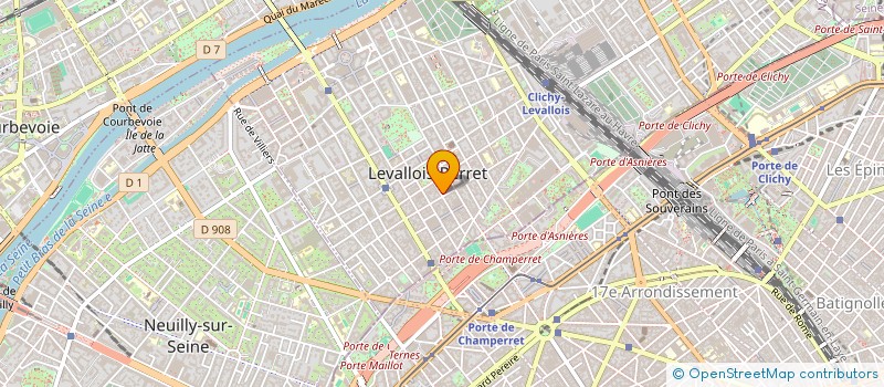 localisation de l'entreprise CANIMOD' à LEVALLOIS-PERRET