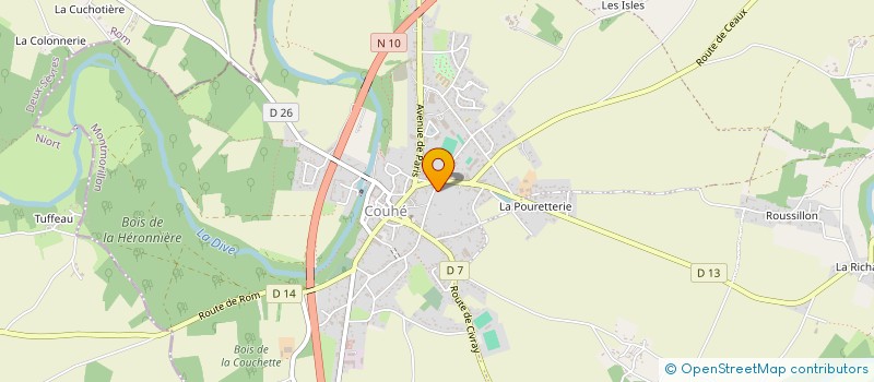 localisation de l'entreprise CANIN AQUATIC' PICTAVE  VALENCE-EN-POITOU