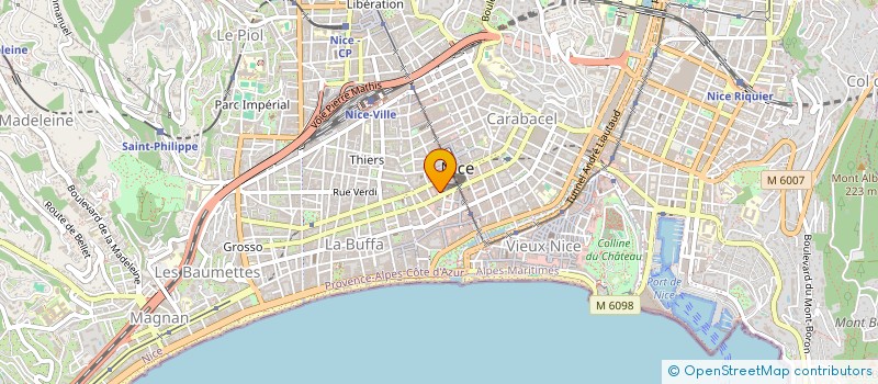 localisation de l'entreprise CANIN CLUB à NICE
