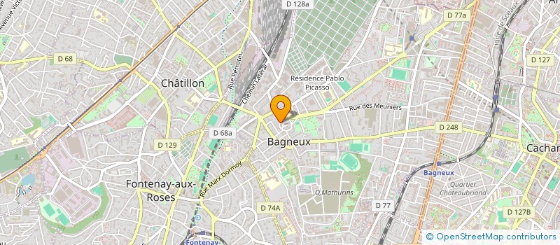 localisation de l'entreprise CANINE à BAGNEUX