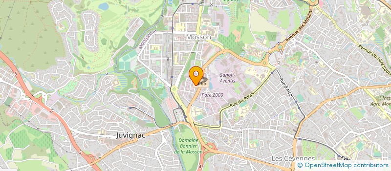 localisation de l'entreprise CANINOC à MONTPELLIER