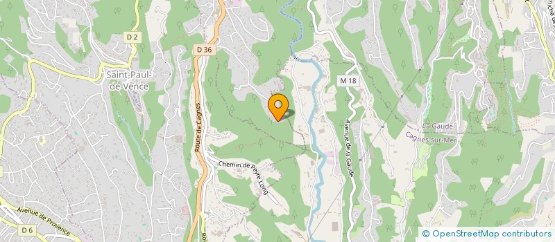 localisation de l'entreprise CANINVEST  VENCE