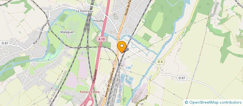 localisation de l'entreprise CANIPEL P&B  CHASSENEUIL-DU-POITOU