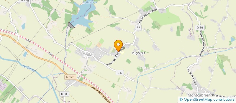 localisation de l'entreprise CANIPLEX  TEULAT