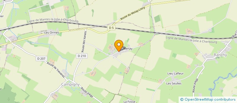 localisation de l'entreprise CANIPRODOG  CAMPIGNY