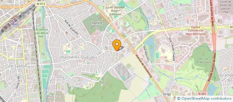 localisation de l'entreprise CANIS CONSEIL  METZ