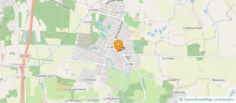 localisation de l'entreprise CANIS COOL  ORGERES