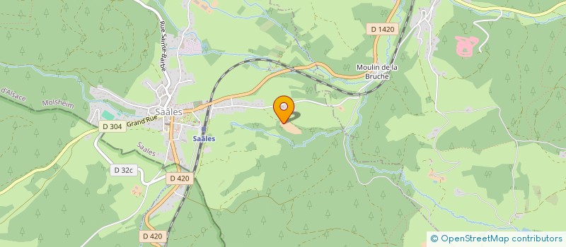 localisation de l'entreprise CANIS INTERVENTION  SAALES