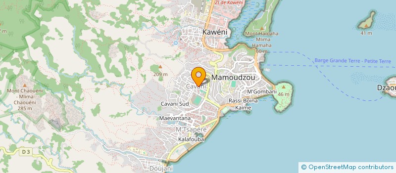 localisation de l'entreprise CANIS MAJORIS à MAMOUDZOU