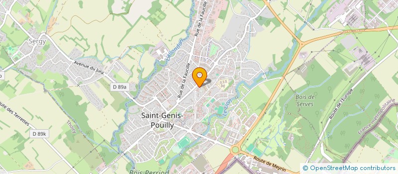 localisation de l'entreprise CANIS PRESTIGE  SAINT-GENIS-POUILLY