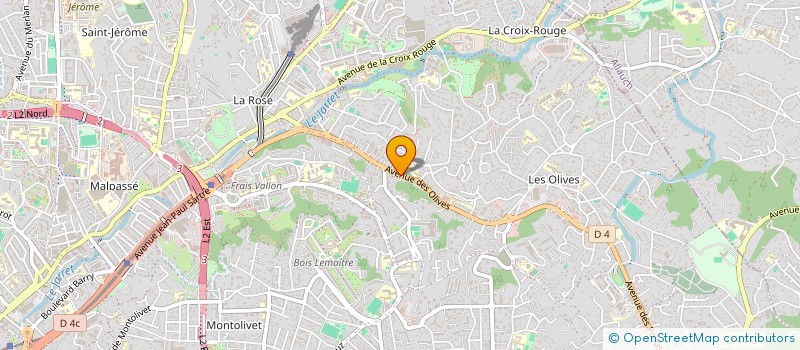 localisation de l'entreprise CANIS PROVENCAL à MARSEILLE