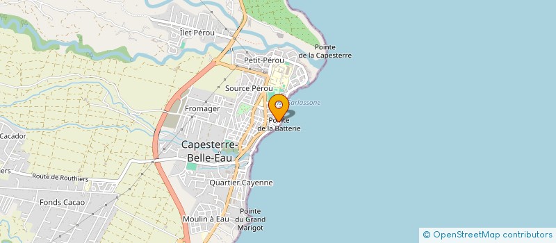 localisation de l'entreprise CANISPORT à CAPESTERRE-BELLE-EAU