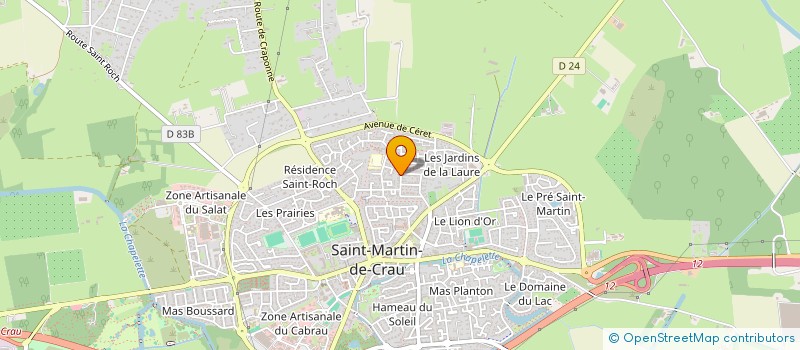 localisation de l'entreprise CANISPORTS PROVENCE à SAINT-MARTIN-DE-CRAU