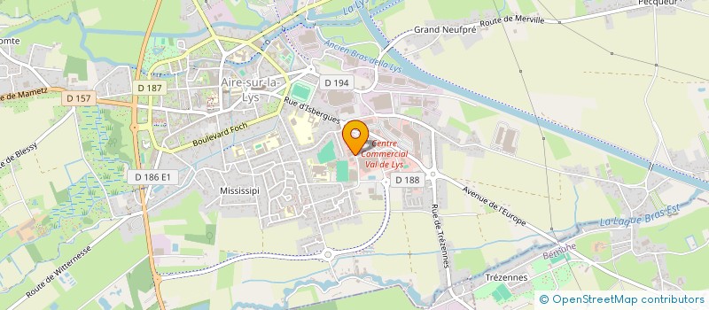 localisation de l'entreprise CANISTATION  AIRE-SUR-LA-LYS