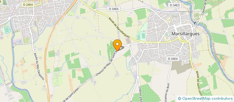 localisation de l'entreprise CANIVENC  MARSILLARGUES