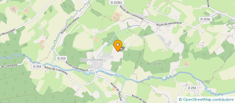 localisation de l'entreprise CANLER MACONNERIE RENOVATION  BOURNONVILLE