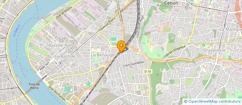 localisation de l'entreprise CANLI  CENON