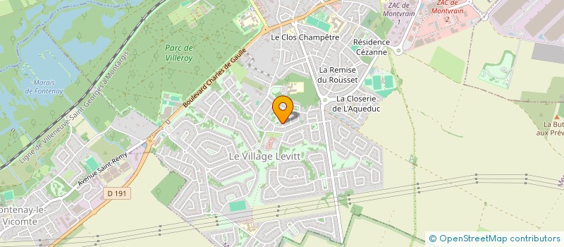 localisation de l'entreprise CANN à MENNECY