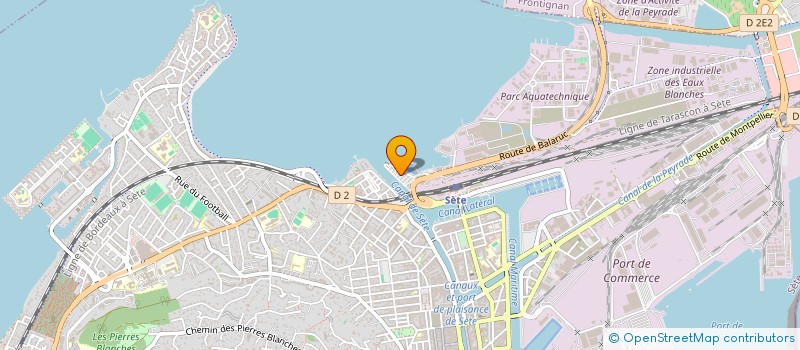 localisation de l'entreprise CANNABILLION CBD SETE à SETE