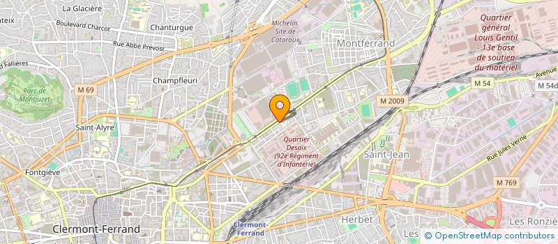 localisation de l'entreprise CANNAMELA BOUILLAUD INDIVISION  CLERMONT-FERRAND