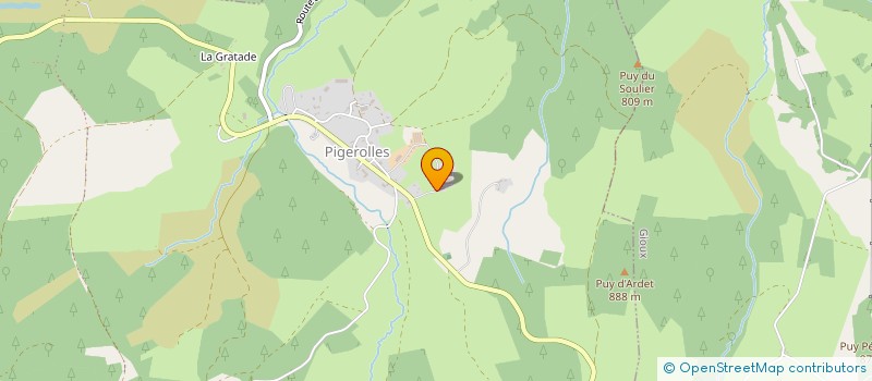 localisation de l'entreprise CANNAPOLE 23 à GENTIOUX-PIGEROLLES