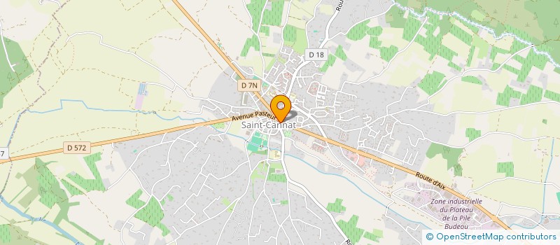 localisation de l'entreprise CANNAT BEACH  SAINT-CANNAT