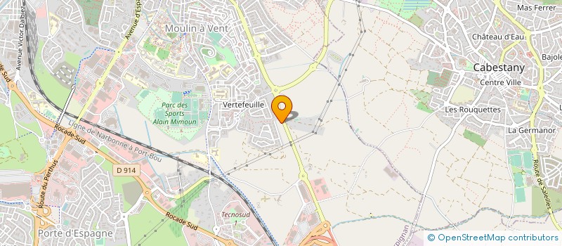 localisation de l'entreprise CANNE A SUCRE  PERPIGNAN