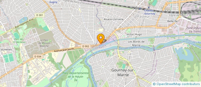 localisation de l'entreprise CANNE A SUCRE à MONTFERMEIL