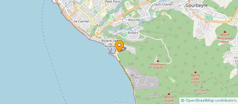 localisation de l'entreprise CANNE ET BLE  GOURBEYRE