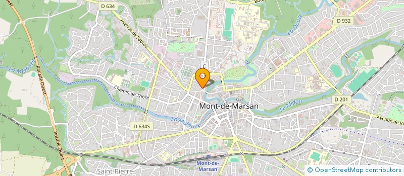 localisation de l'entreprise CANNE R ET FILS à MONT-DE-MARSAN