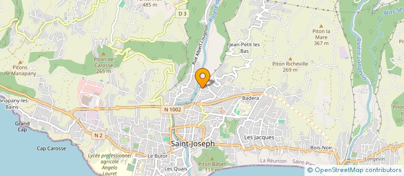 localisation de l'entreprise CANNE RUN à SAINT-JOSEPH